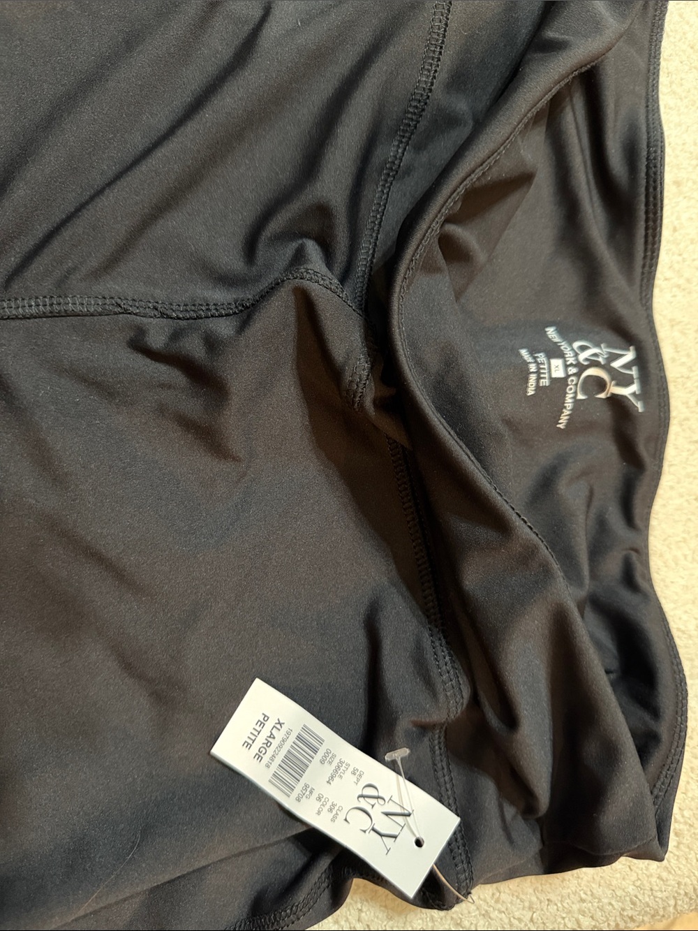 New York & Company Black Active Leggings